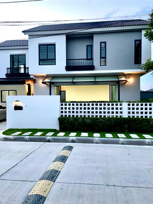 บ้านเดี่ยวให้เช่า : ND0092  ให้เช่าบ้านเดี่ยว โครงการ พิมนารา ศรีนครินทร์-บางนา ใกล้ เมกา บางนา 4 นาทีถึง