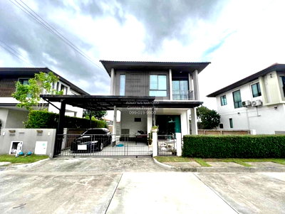 Houses for sale ม.เวสเทิร์น  : For Sale House , HABITIA ORBIT HATHAIRAT , wide frontage , Sam Wa Tawan Tok , Khlong Sam Wa , Bangkok , CX-132521 ✅ Live chat with us ADD LINE @connexproperty ✅