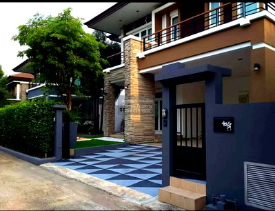 Houses for sale Lam Luk Ka : For Sale House , HOME ON GREEN THANYATHANI 2 , wide frontage , Lat Sawai , Lam Luk Ka , Pathum Thani , CX-128966 ✅ Live chat with us ADD LINE @connexproperty ✅