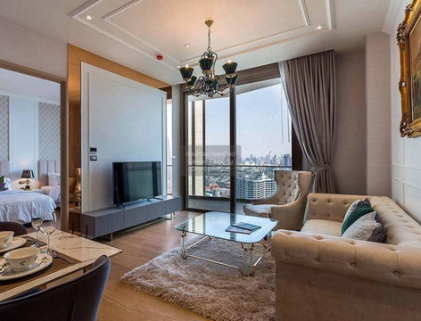 For Rent Condo , Magnolias Waterfront Residences , nice view , high floor , Khlong Ton Sai , Khlong San , Bangkok , CX-127855 ✅ Live chat with us ADD LINE @connexproperty ✅