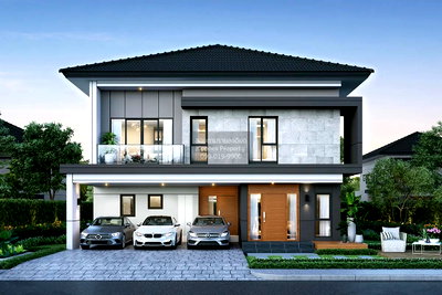 Houses for sale Big C Foodplace Sukhaphiban 5 : For Sale House , The City Watcharapol , O Ngoen , Sai Mai , Bangkok , CX-141336 ✅ Live chat with us ADD LINE @connexproperty ✅