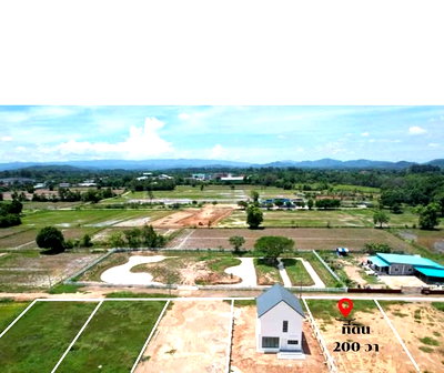 Land for sale : Land for sale, 200 square wah, located in the alley near Kasemrad Hospital Saraburi, Mueang District, Saraburi, Thailand.