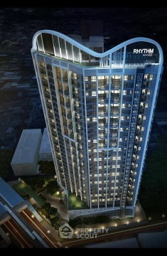 ใกล้ BTS พระโขนง 70 ม. คอนโด 2 ห้องนอน ชั้น 19 Rhythm Sukhumvit 44/1 (ID 303015)