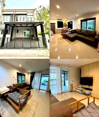 Townhouses for sale : 🔥 Urgent Sale! Corner Townhome 44 sq.wah at Chuanchuen Town Kaew-In – Bang Yai, Near Central Westgate, Fully Built-in 