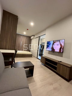 รูปภาพ Studio Nice Room Closed Kitchen New Condo Good Location Next to BTS Khu Khot 100 m. at Nue Core Khu Khot Station Condo / For Rent