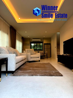 เช่าบ้านเดี่ยว มาร์เก็ต วิลเลจ สุวรรณภูมิ : For Rent Setthasiri Bangna KM.10 | Sansiri Project luxury House extremely 4 Bed 4 Bathroom 247 sqm. Fully Furnished