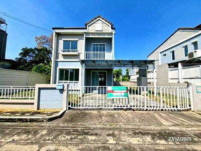 บ้านเดี่ยว เซฟวัน โก ศรีสมาน : บ้านเดี่ยว 55.1 ตร.วา เดอะวิลเลจ แจ้งวัฒนะ-ติวานนท์ ปากเกร็ด นนทบุรี 4.2M