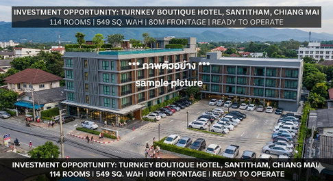 hotel for sale on Prime Area @Santitham,center of Chiang Mai