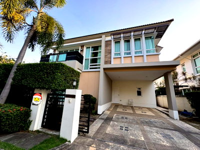 เช่าบ้านเดี่ยว ถนนรามอินทรา : 🏡 บ้านว่างปล่อยเช่า 2 ชั้น หมู่บ้านบางกอก บูเลอวาร์ด รัชดา-รามอินทรา 2 3 ห้องนอน 3 ห้องน้ำ พร้อมเข้าอยู่ #รับต่างชาติ 💰