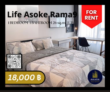 รูปภาพ 🟨🟨🟦🟦 [FOR RENT] Life Asoke - RAMA9 🟦🟦🟨🟨 Click‼️ Akara Real Estate✅✅✅✅✅ "Fast response, Prompt service, Full support""