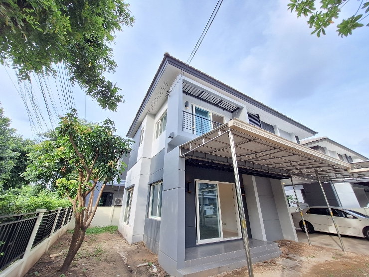 รูป ขายบ้านเดี่ยววัชรพล 63.8 ตร.ว. 4 นอน หลังมุม เดอะเซนโทร วัชรพล ติดถนนสุขาภิบาล 5  - รูปที่ 2/30