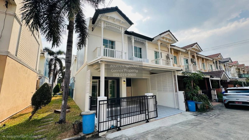 Townhouses for sale : For Sale Townhouse/Townhome  , The Villa Rattanathibet , corner unit , MRT-Bang Rak Noi Tha It , Bang Kraso , Mueang Nonthaburi , Nonthaburi , CX-145453 ✅ Live chat with us ADD LINE @connexproperty ✅