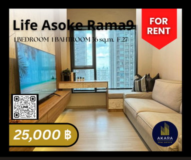 รูปภาพ 🟨🟨🟦🟦 [FOR RENT] Life Asoke - RAMA9 🟦🟦🟨🟨 Click‼️ Akara Real Estate✅✅✅✅✅ "Fast response, Prompt service, Full support""