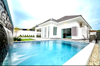 Houses for sale Frost Magical Ice of Siam : Single house for sale in Pattaya, Porntep 8 project, Nong Prue, Bang Lamung, Chonburi.