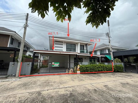 บ้านเดี่ยว 64 ตร.วา มณีรินทร์ ไพรเวซี่ ศรีราชา ชลบุรี 4.8M