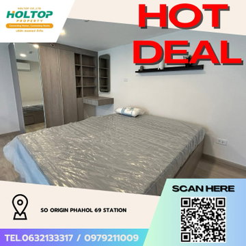 #Z4706💥 190269 🔥 Condo for Rent: SO Origin Phahol 69 Station