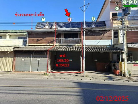 อาคารพาณิชย์ 22 ตร.วา สันกำแพง เชียงใหม่ 2.8M