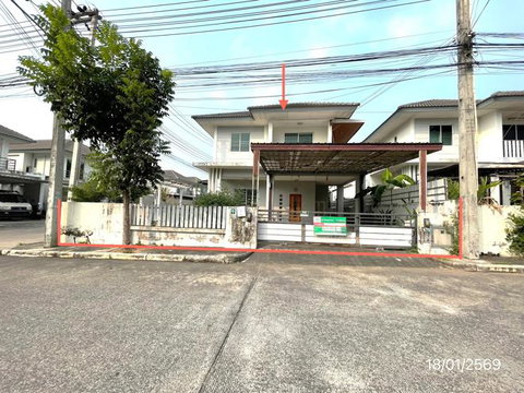 บ้านเดี่ยว 59.7 ตร.วา เดอะ ทรี ศรีราชา ชลบุรี 3.4M