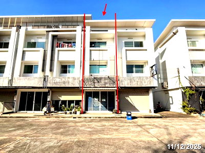 ขายอาคารพาณิชย์ : อาคารพาณิชย์ 17 ตร.วา มาลาดา โฮม แอนด์ รีสอร์ท หางดง เชียงใหม่ 3.3M