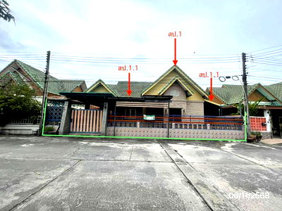 บ้านเดี่ยว ชลบุรี : บ้านเดี่ยว 67 ตร.วา บ้านโชติกา พานทอง ชลบุรี 2.5M