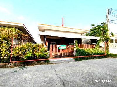 บ้านเดี่ยว ชลบุรี : บ้านเดี่ยว 48.5 ตร.วา สัตหีบ ชลบุรี 1.7M
