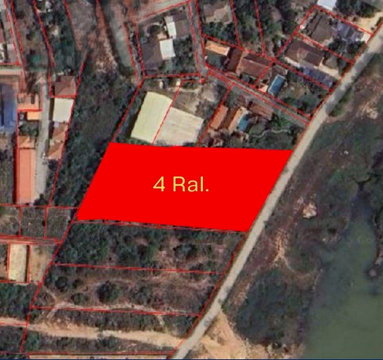 Land for Sale 4 Rai next to Chak Nok Reservoir East Pattaya