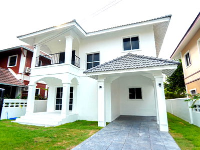 บ้านเดี่ยว พิพิธภัณฑ์ยางพารา  : Single House 2 Storey for Sale Noen Plub Wan East Pattaya