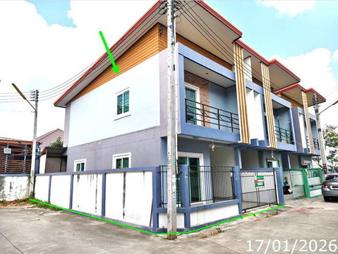 บ้านเดี่ยว 23.1 ตร.วา สร้างสุข 2 ปลวกแดง ระยอง 2.1M