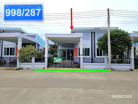 บ้านเดี่ยว 37.9 ตร.วา ทรัพย์มณี 999 เฟส 4 ปลวกแดง ระยอง 1.7M