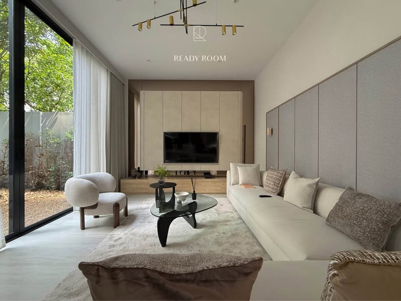 บ้านเดี่ยวให้เช่า : ✅ ✅ Bugaan Krungthep Kreetha , Luxury House 3 ห้องนอน พร้อมเข้าอยู่ ติดต่อไลน์ @bktasset หรือโทร 095-325-8928