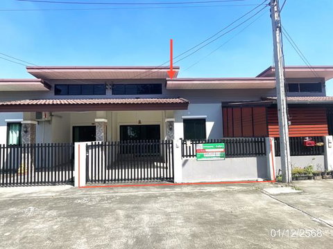 ทาวน์เฮ้าส์ 21 ตร.วา บ้านสุขใจ สุขสบาย 5 ปลวกแดง ระยอง 1.6M
