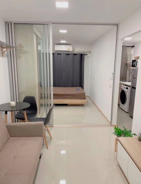 🔥 NTC Home ให้เช่า พลัม คอนโด รังสิต อไลฟ์ ใกล้ม.กรุงเทพ ตึกA ชั้น1 (8,500/ด) 26 ตรม. เฟอร์ครบ มีเครื่องซักผ้า พร้อมอยู่