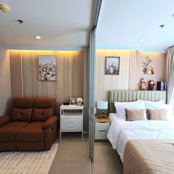 รูป ลุมพินี จอมเทียน คอนโดมิเนียม – 1 ห้องนอน ชื่อต่างชาติ - รูปที่ 4/15