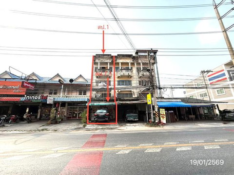 อาคารพาณิชย์ 32 ตร.วา ศรีราชา ชลบุรี 3.7M