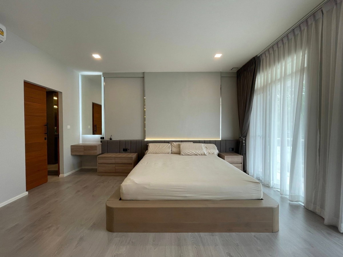 รูป P0572/ให้เช่าบ้านเดี่ยวหรู มัณฑนา บางนา–วงแหวน รามคำแหง 2 หลังมุมถนนเมน พร้อมอยู่ รับชาวต่างชาติ - รูปที่ 2/24
