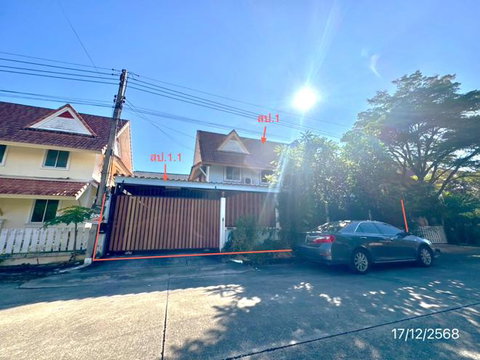บ้านเดี่ยว 54 ตร.วา เก้าพอเพียง ธัญบุรี ปทุมธานี 1.8M