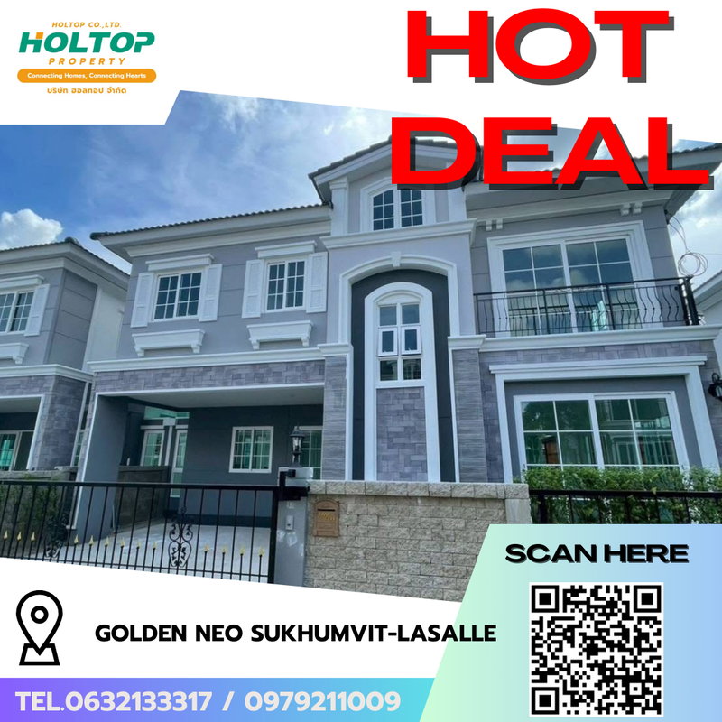 Houses for rent : #R9353 🎉 210269 House for Rent: Golden Neo Sukhumvit-LaSalle