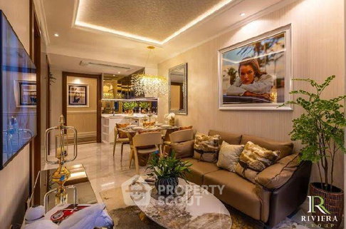 คอนโด 2 ห้องนอน ชั้น 23 ขนาด 75 ตร.ม. The Riviera Malibu ใกล้พัทยา (ID 2251302)