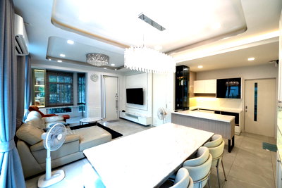บ้านเดี่ยวให้เช่า : 📌ให้เช่า มัณฑนา บางนา-วงแหวน (ซอยราม 2) 4 ห้องนอน ตกแต่งหินอ่อน