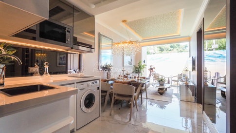 🛏️ 1 ห้องนอน - 🛁 1 ห้องน้ำ - 🏙️ City View - 🇹🇭 ชื่อไทย - 🏢 The Riviera Malibu Residences Pattaya - รหัส: RMB08