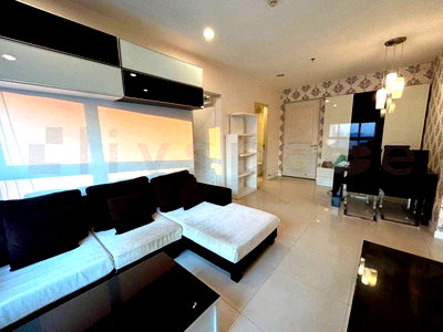 Condos for rent : ▚ LG183ツ For Rent: Q. House Sathorn 2BR 65sqm 25K🏙️✨ 0 meters from BTS Krung Thon Buri! High Floor, Best Value, Fully Furnished, Ready to move in!