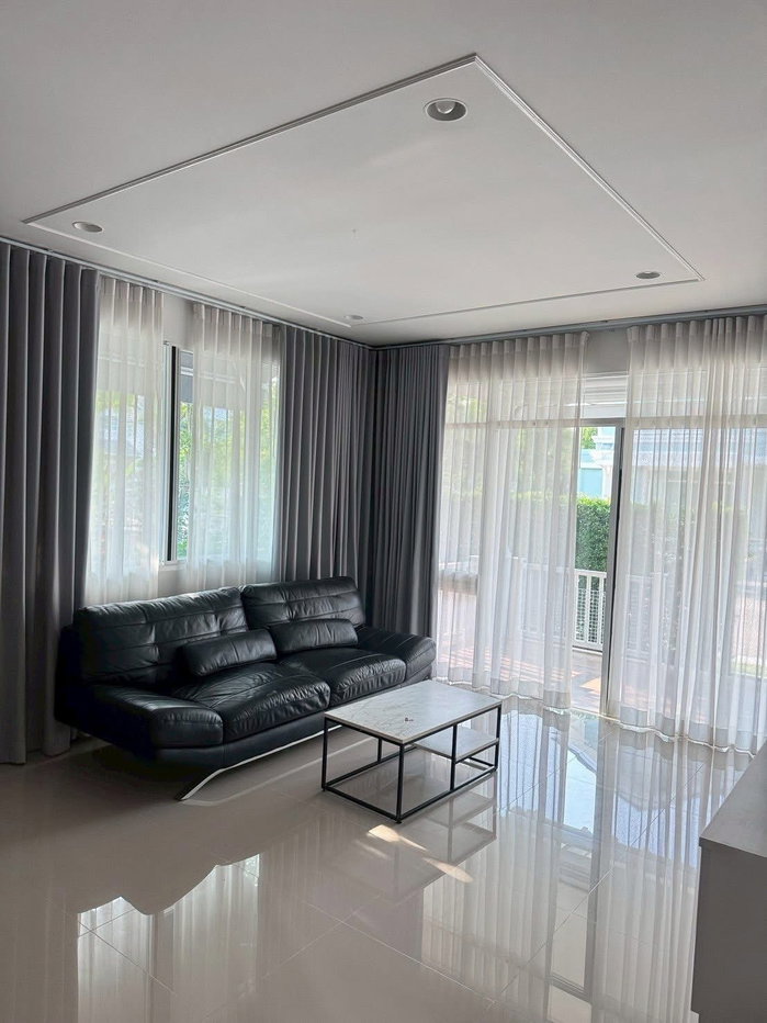 รูป 🏡✨ ปล่อยเช่าบ้านเดี่ยวหรู บุราสิริ ปัญญาอินทรา 4 ห้องนอน 3 ห้องน้ำ พร้อมอยู่ หิ้วกระเป๋าเข้าอยู่ได้เลย! ✨🏡 - รูปที่ 14/20