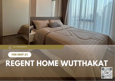 For rent 📍 Regent Home Wutthakat 📍 Fully furnished with appliances. Near BTS Wutthakat.