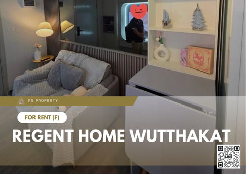 For rent 📍 Regent Home Wutthakat 📍 Fully furnished with appliances. Near BTS Wutthakat.