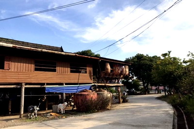 บ้านเดี่ยว พระปฐมเจดีย์ : F3-0409 ขายบ้านไม้ใต้ถุนสูง ตำบลจรเข้สามพัน อำเภออู่ทอง สุพรรณบุรี (โปรโมชั่นจนถึงวันที่ 30 มิถุนายน 2569)