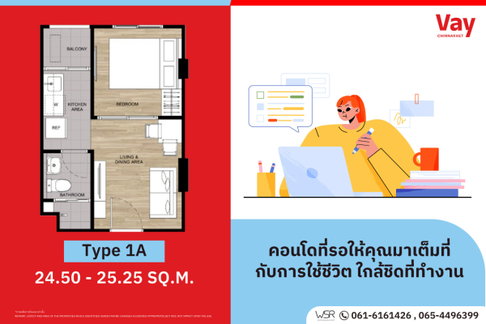 #VayChinnakhet ลงทะเบียนรอบ VVIP ทัก inbox รับส่วนลดสูงสุด 𝟏𝟓𝟎,𝟎𝟎𝟎 บาท** พร้อมกัน 7 - 8 มี.ค. นี้ คอนโด แต่งครบ LINE : @wsrcondo