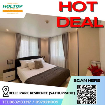 #R9403 🎉 240269 Condo for Rent: Belle Park Residence (Sathupradit)