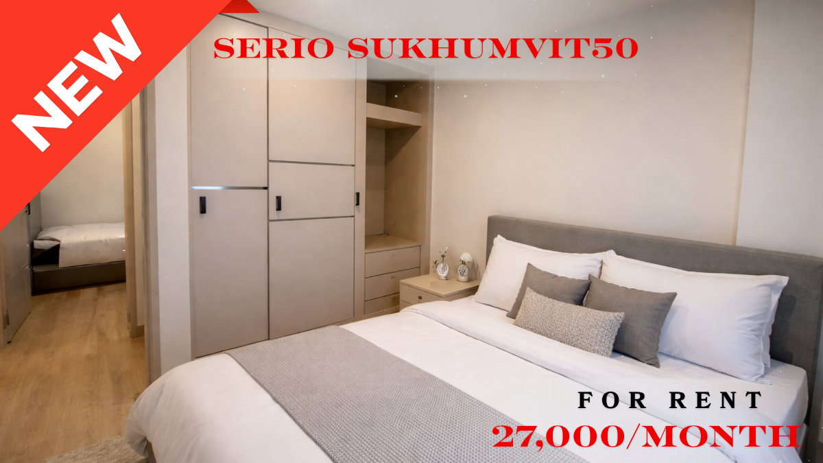 🍀🍀🍀 Exclusive Unit 🔥ให้เช่า📌เซอริโอ้ สุขุมวิท 50 🌸(Line:@rent2022)ห้องสวย พร้อมเข้าอยู่✨A10671