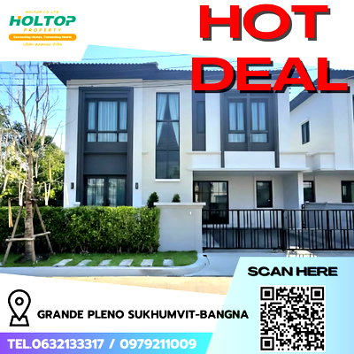 เช่าบ้านเดี่ยว สมุทรปราการ : #R9432 🎉 250269 ให้เช่าบ้าน Grande Pleno Sukhumvit-Bangna
