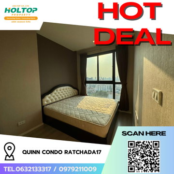 #R9435 🎉 250269 Condo for Rent: Quinn Condo Ratchada 17
